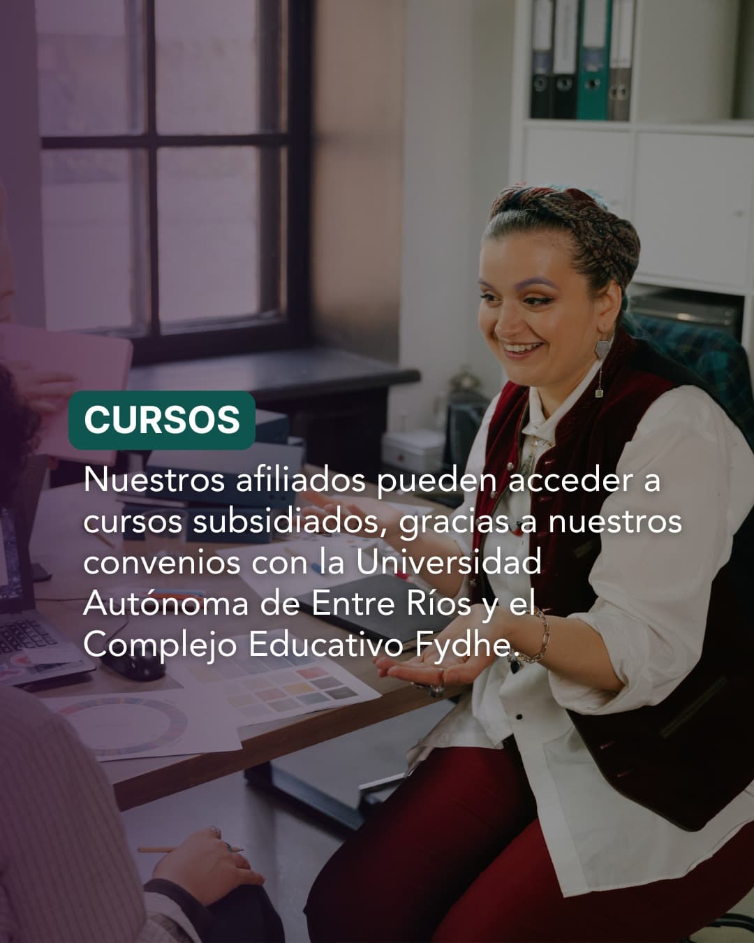 Capacitaciones con subsidio mutual